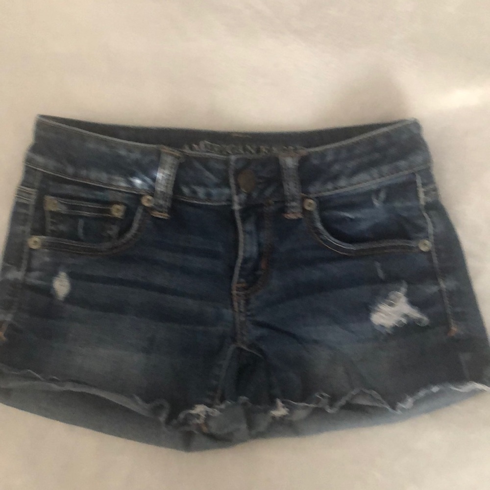 American Eagle jeans shorts size 0 super stretch